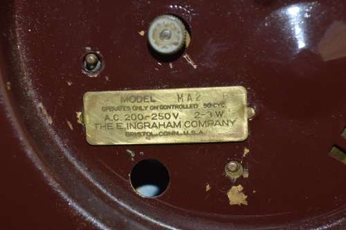 NICE ART DECO INGRAHAM ELECTRIC CLOCK