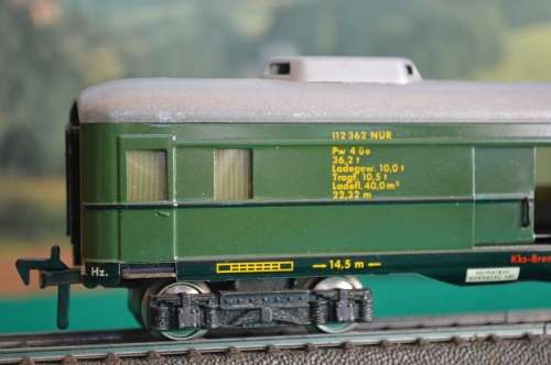 fleischmann ho 112-362 luggage car metal