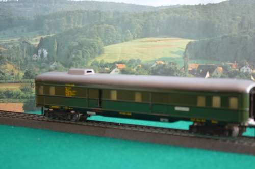 fleischmann ho 112-362 luggage car metal