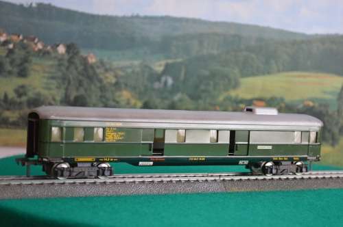 fleischmann ho 112-362 luggage car metal