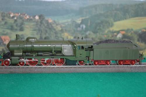 E3Y209 Roco H0 43216 steam Locomotive with tender Wurttemberg analogue