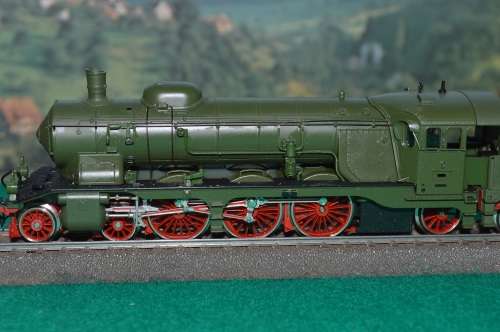 E3Y209 Roco H0 43216 steam Locomotive with tender Wurttemberg analogue