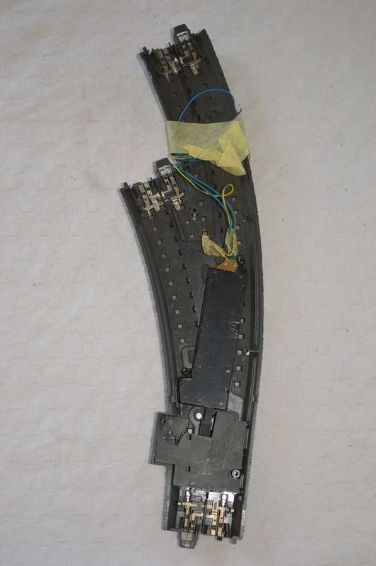 marklin ho 24671 LEFT turn out WITH SWITCH