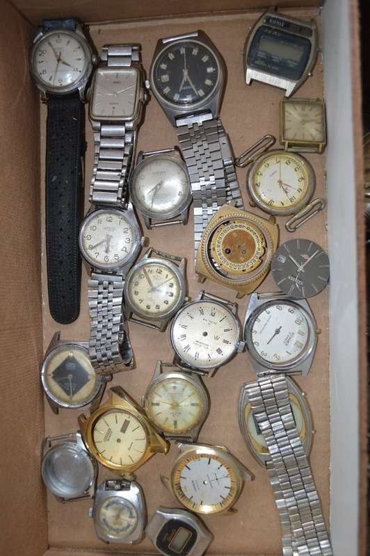 LARGE selection on watch spares, Zobo Pocket watch spares etc