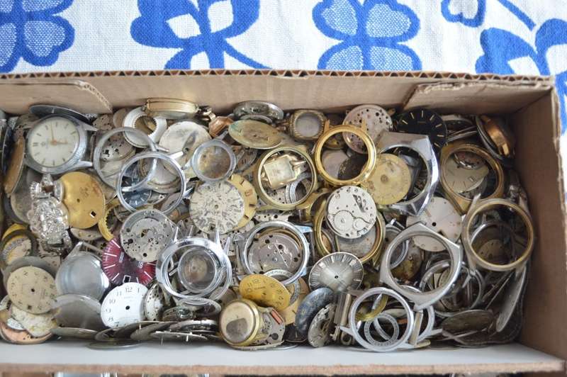 LARGE selection on watch spares, Zobo Pocket watch spares etc