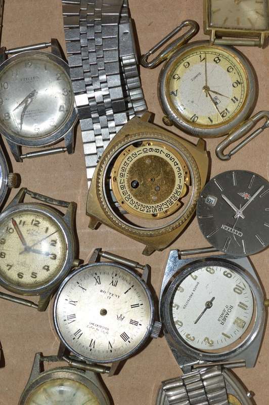 LARGE selection on watch spares, Zobo Pocket watch spares etc