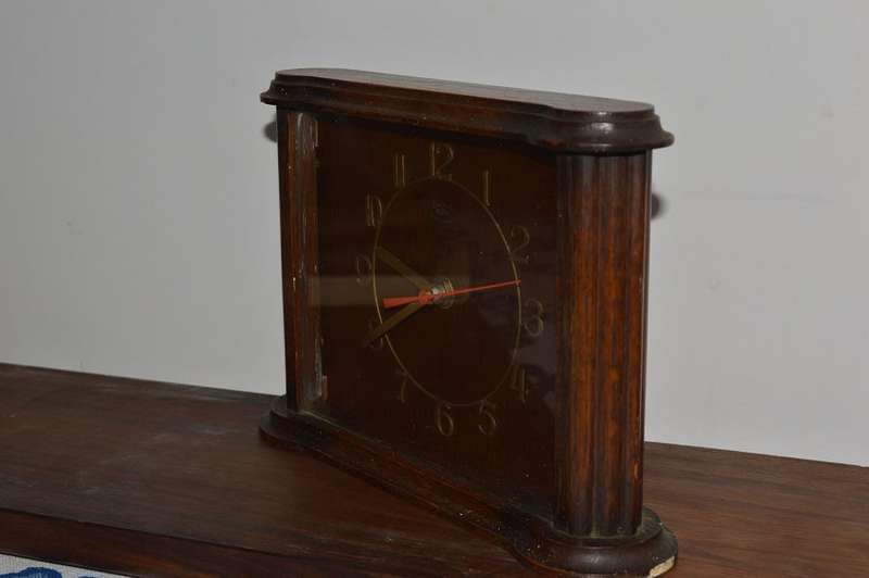 Art Deco Smiths Sectric England mantle clock