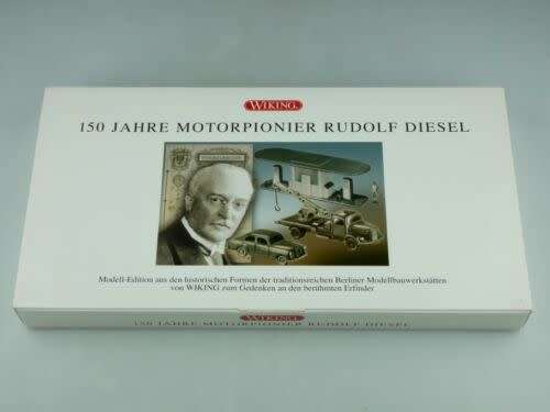 Wiking H0 150 years motor pioneer Rudolf Diesel special edition 7 pce REDUCED