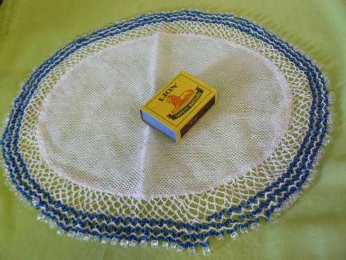 PRETTY BEADED JUG COVER