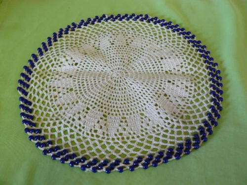 VINTAGE COTTON BEADED JUG COVER