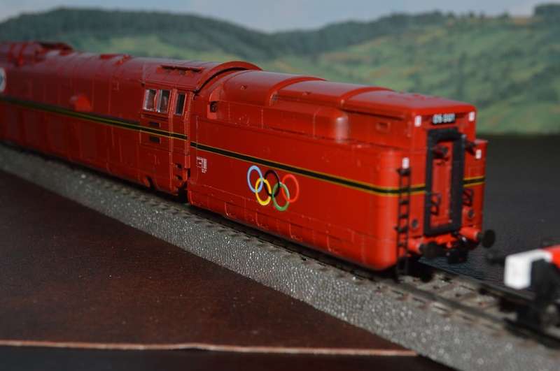 HO  LILIPUT 105-01 DR BR05 4-6-4 1936 GERMAN LOCOMOTIVE W/OLYMPIC RINGS +