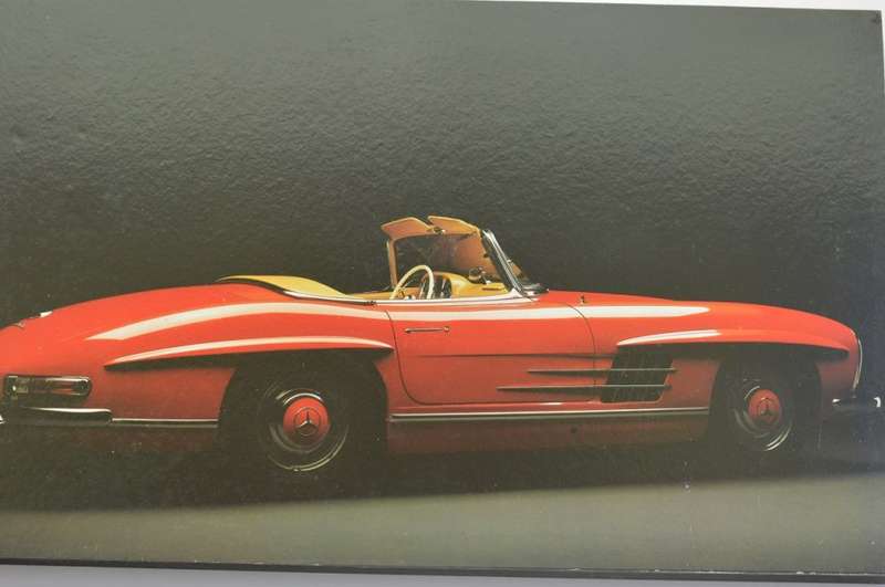 Vintage Mecedes Benz pictures on wooden frame (21 different models available)