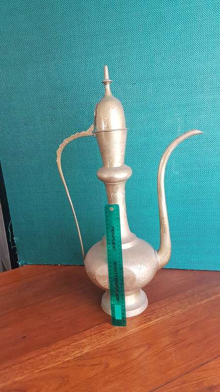 very large Brass water can height 64cm