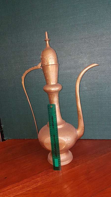 very large Brass water can height 64cm