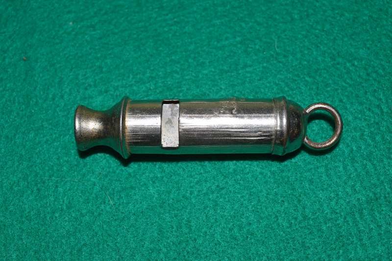 Vintage Hong Kong police whistle with a lion sign reduced