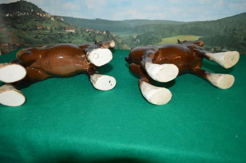 A beautiful pair of Beswick `Shire horses` mod 818 REDUCED