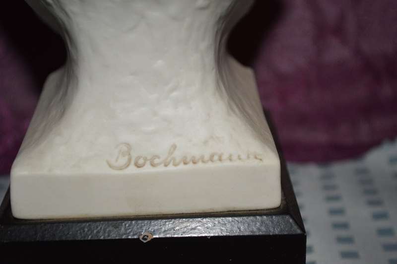 Ceramic sculpture by Goebel Gerard Bochmann - bust of the composer Richard Wagner Germany Art, perio