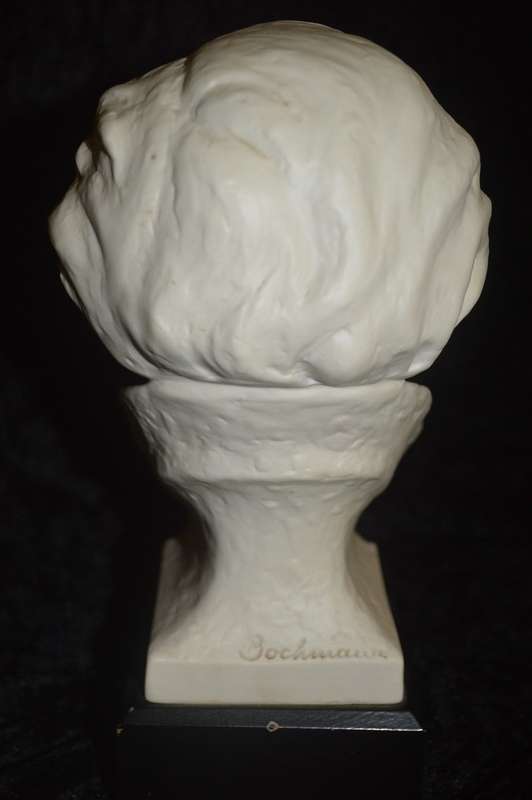 Ceramic sculpture by Goebel Gerard Bochmann - bust of the composer Richard Wagner Germany Art, perio