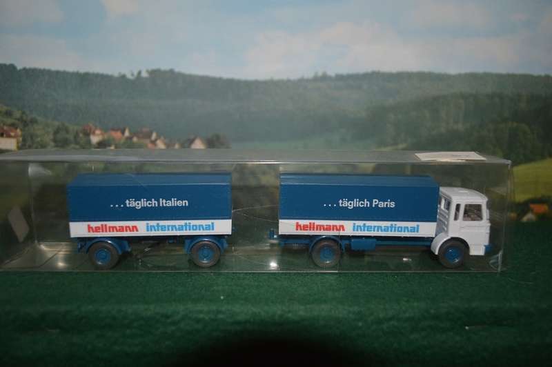 Wiking HO 2 trailer hellerman transporter