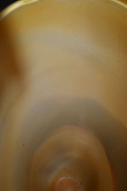 Very Large hand blown one of a kind glass vase 44cm tall