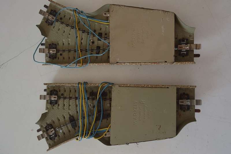 MARKLIN HO M track left and right turn out 5118 and 5119