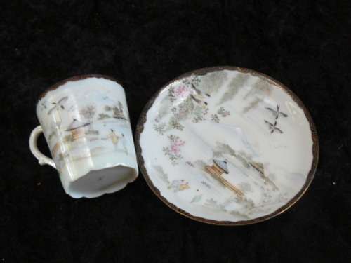 EGG SHELL CUP AND SAUCER Japanese