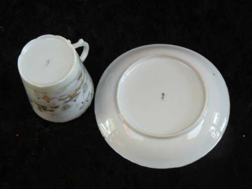 EGG SHELL CUP AND SAUCER Japanese