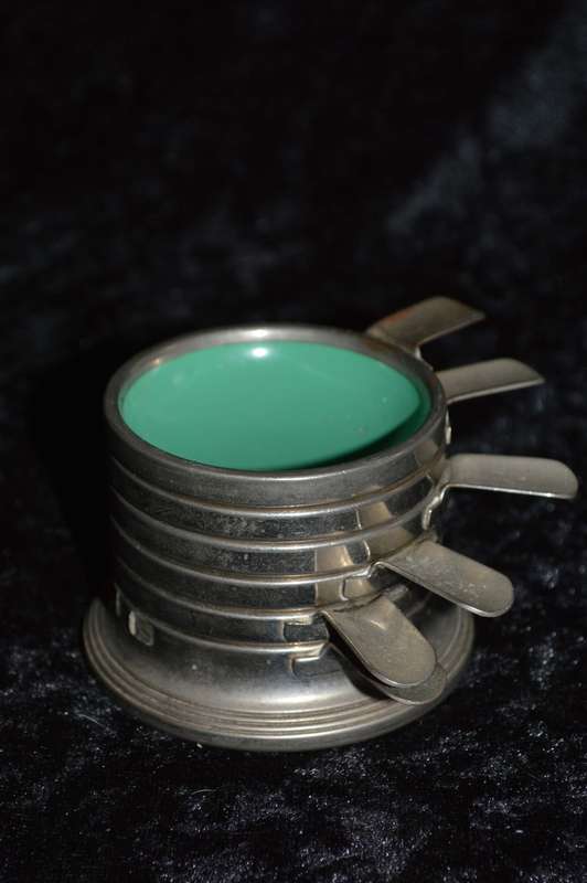 Art Deco stacking ashtrays very cool and rare