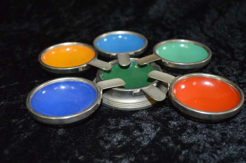 Art Deco stacking ashtrays very cool and rare