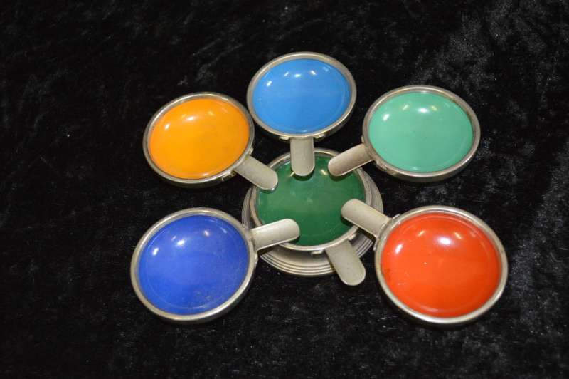 Art Deco stacking ashtrays very cool and rare