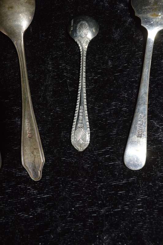 11 assorted spoons, van Riebeeck, shefield etc
