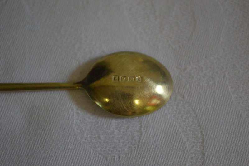 5 coffee spoons epns Vintage art deco