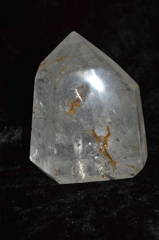 Quartz obelisk generator 10x9cm