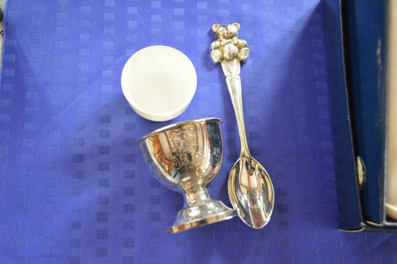 Beautiful Christening set for boy or girl new old stock