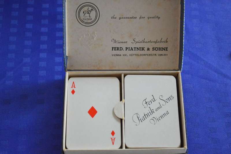 Ferd. Piatnik and sohne Vienna beautiful playing cards