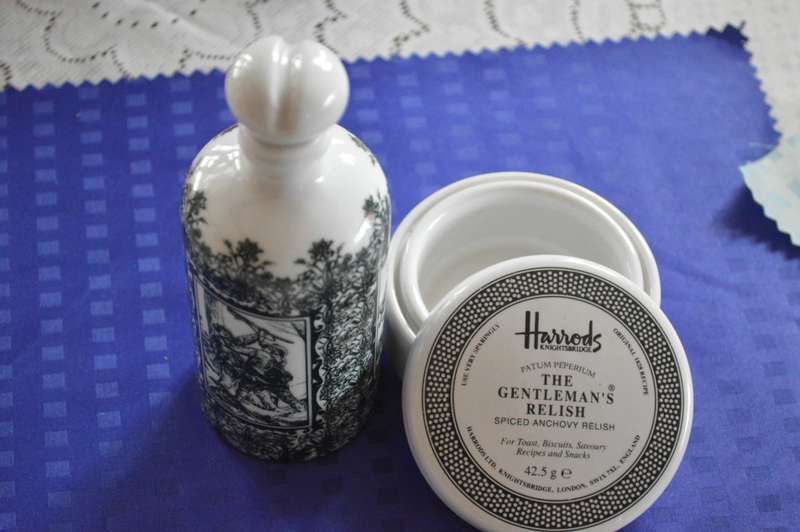 for the man`s dressing table Harrods dish and Bavaria corked  bottle