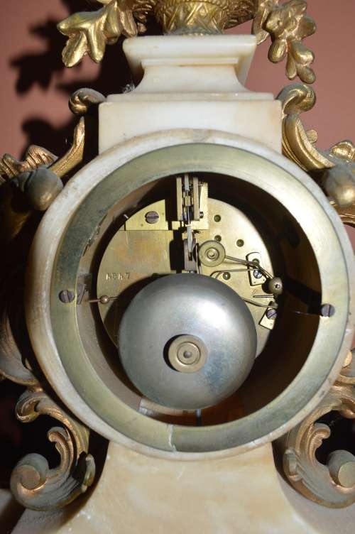 Mantle clock  Medailles D`Argent with Henry Bright face  French clock