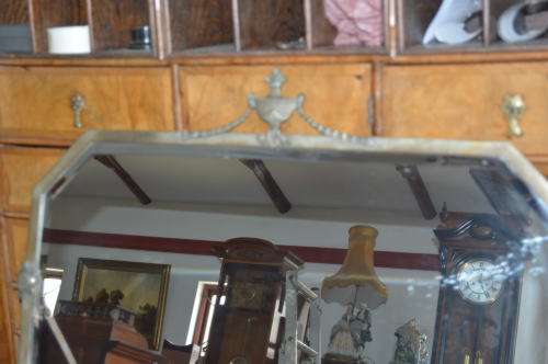 Stunning large art deco wall mirror