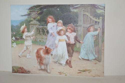 Arthur John Elsley golden hours  delightfull print on canvas