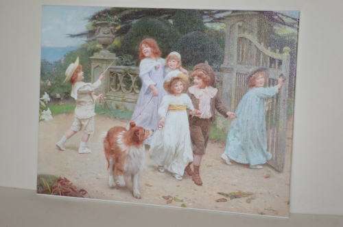 Arthur John Elsley golden hours  delightfull print on canvas