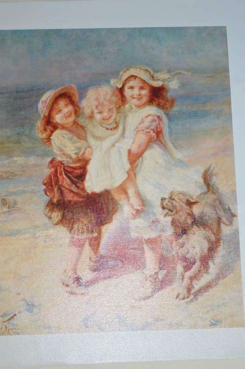 Arthur John Elsley golden hours  delightfull print on canvas