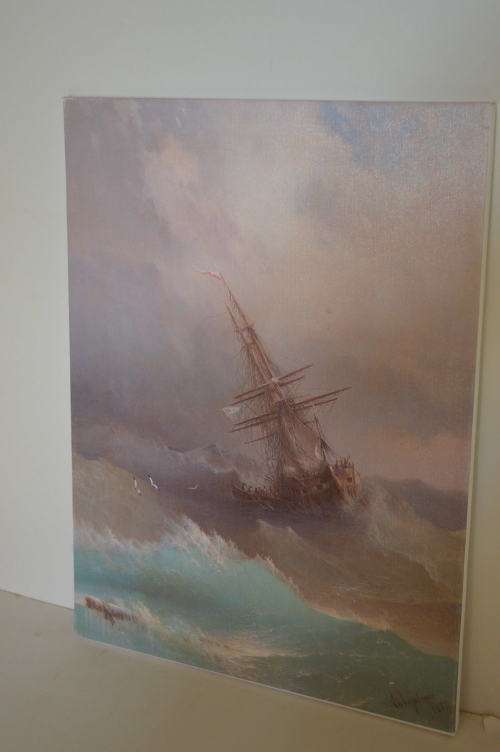giclee print on canvase Winter scene