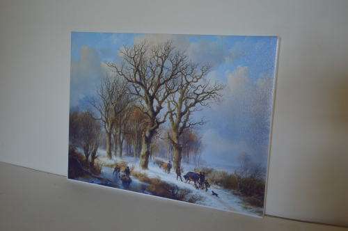 giclee print on canvase Winter scene