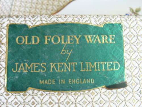 OLD FOLEY WARE BY JAMES KENT LIMITED AND SCOOP ENGLAND ORIGINAL BOX Bargain