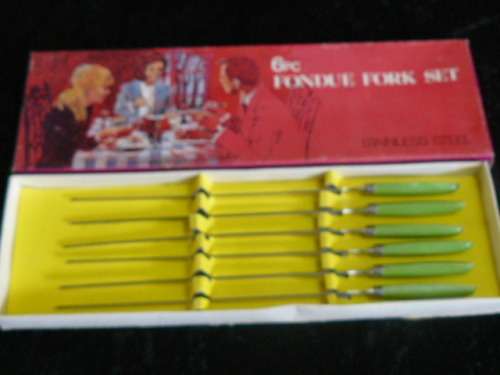 FONDUE  FORKS STAINLESS STEEL