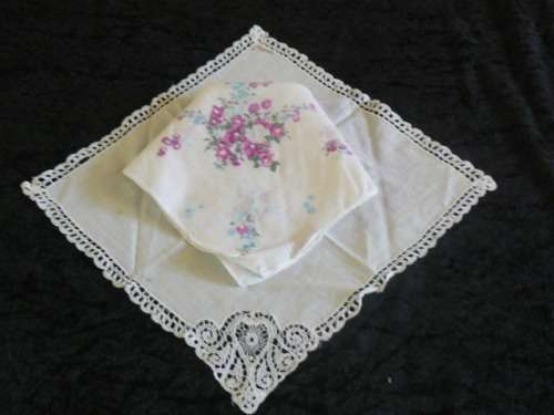 VINTAGE HANKIES X 2