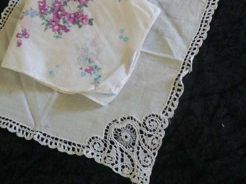 VINTAGE HANKIES X 2