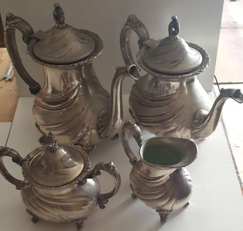 Vintage Silverplated 4 piece Coffee and Tea set. REDUCED