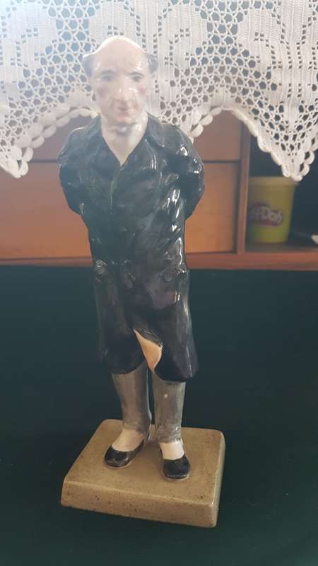 1930`s CROWN STAFFORDSHIRE DICKENS MR. PECKSNIFF SCULPTURE