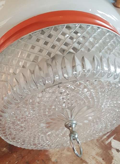 Vintage crystal Pendant light/ ceiling chandlier stunning reduced